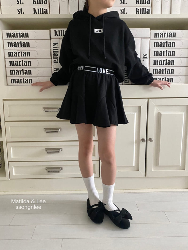 Matilda & Lee - Korean Children Fashion - #fashionkids - Love Skirt Top Bottom Set - 10