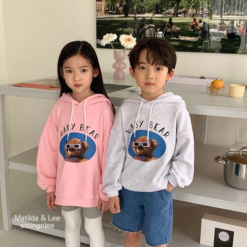 Matilda & Lee - Korean Children Fashion - #fashionkids - Baby Bear Hoody Tee - 8