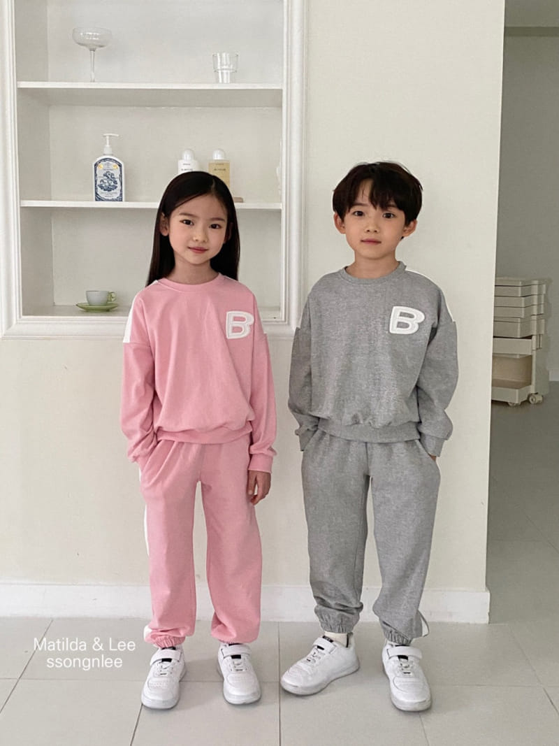 Matilda & Lee - Korean Children Fashion - #fashionkids - B Training Top Bottom Set - 3