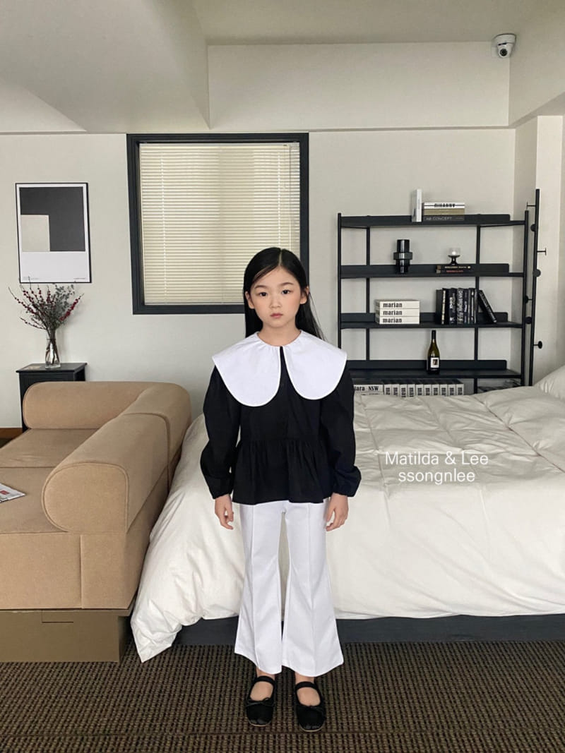 Matilda & Lee - Korean Children Fashion - #fashionkids - Circle Collar Blouse - 3