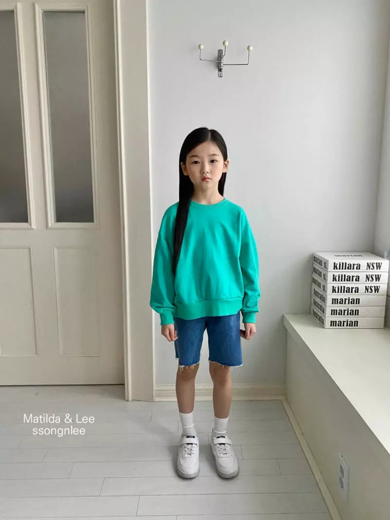 Matilda & Lee - Korean Children Fashion - #fashionkids - Back Slit Sweatshirt - 3