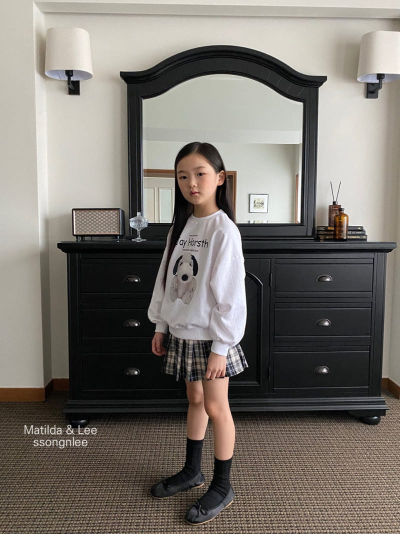 Matilda & Lee - Korean Children Fashion - #kidsshorts - Check Wrinkle Skirt - 9