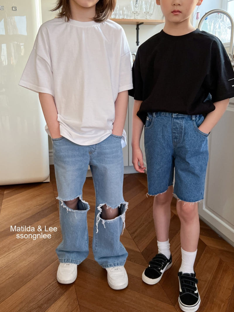 Matilda & Lee - Korean Children Fashion - #kidsshorts - BY Label Tee - 5