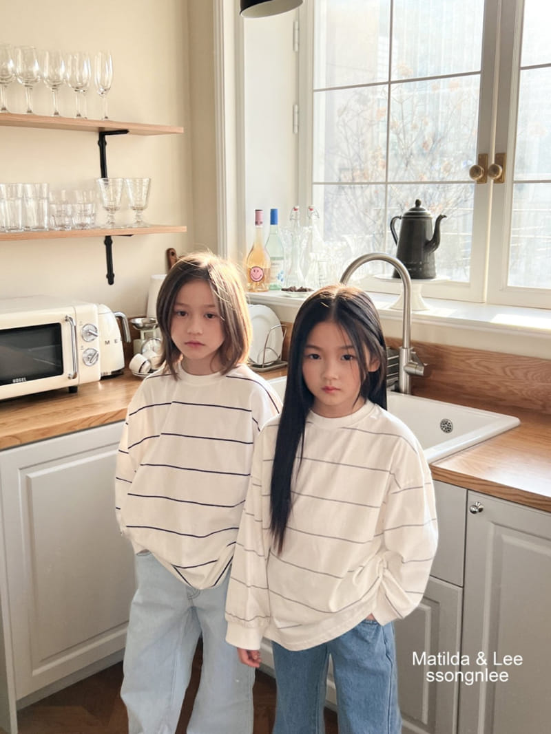 Matilda & Lee - Korean Children Fashion - #kidsshorts - Stripes Tee - 5