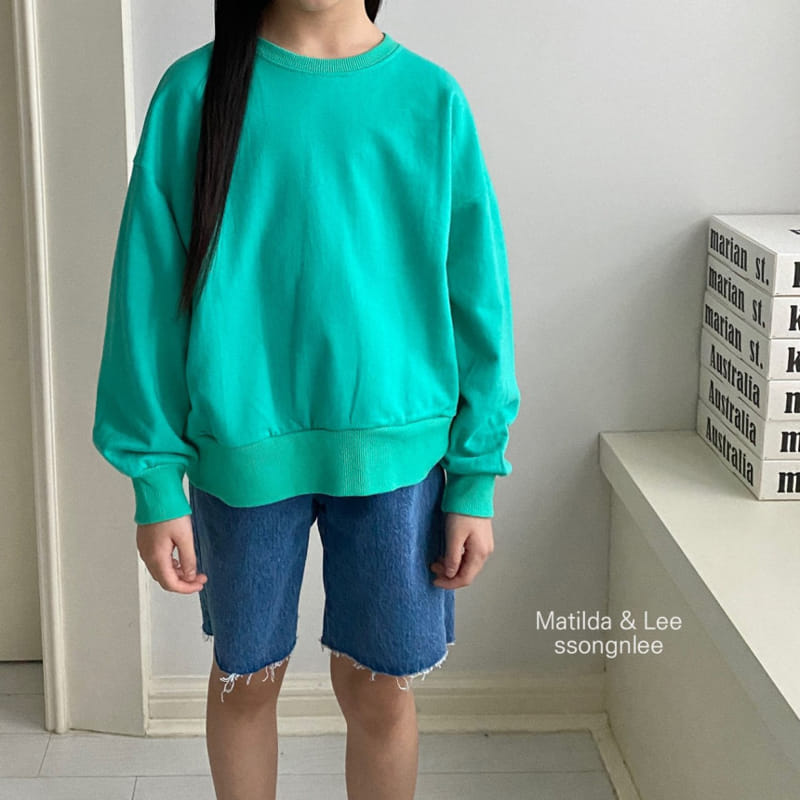 Matilda & Lee - Korean Children Fashion - #fashionkids - Back Slit Sweatshirt - 4