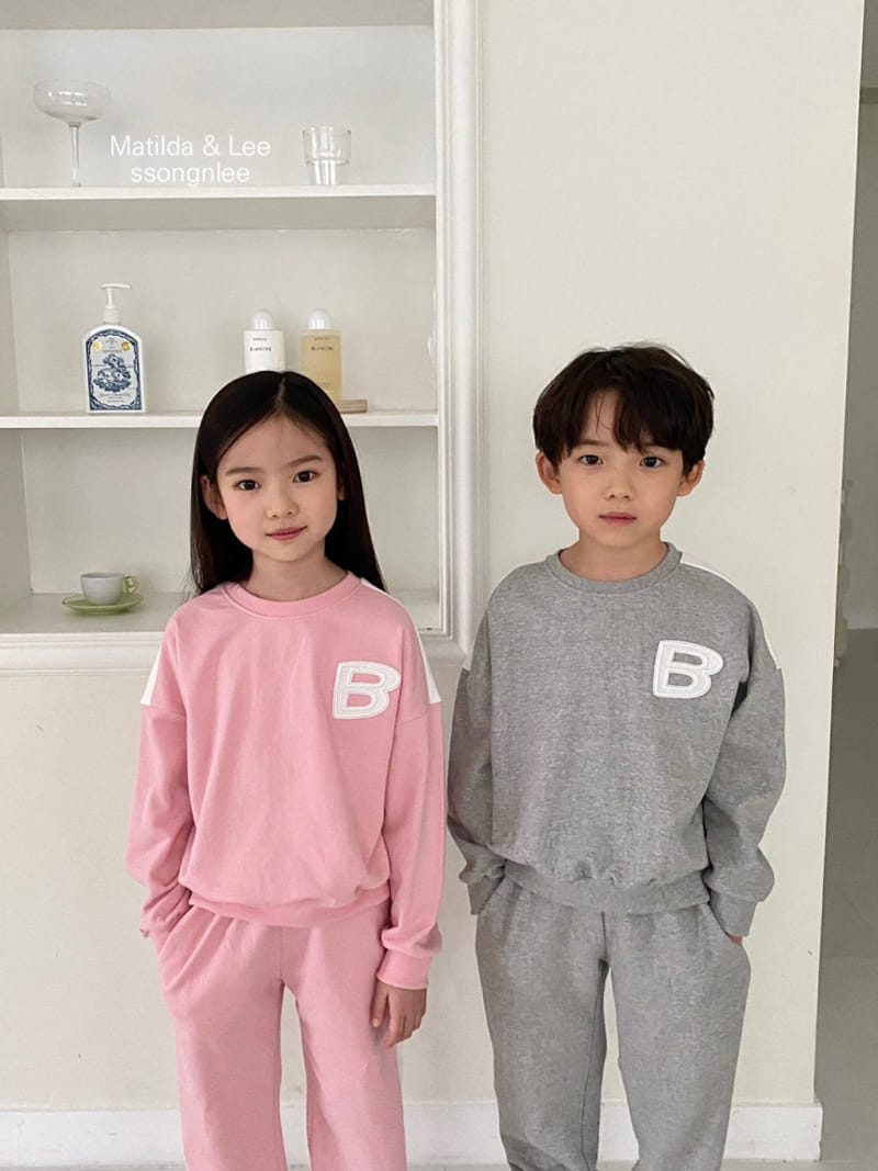 Matilda & Lee - Korean Children Fashion - #kidsstore - B Training Top Bottom Set - 5