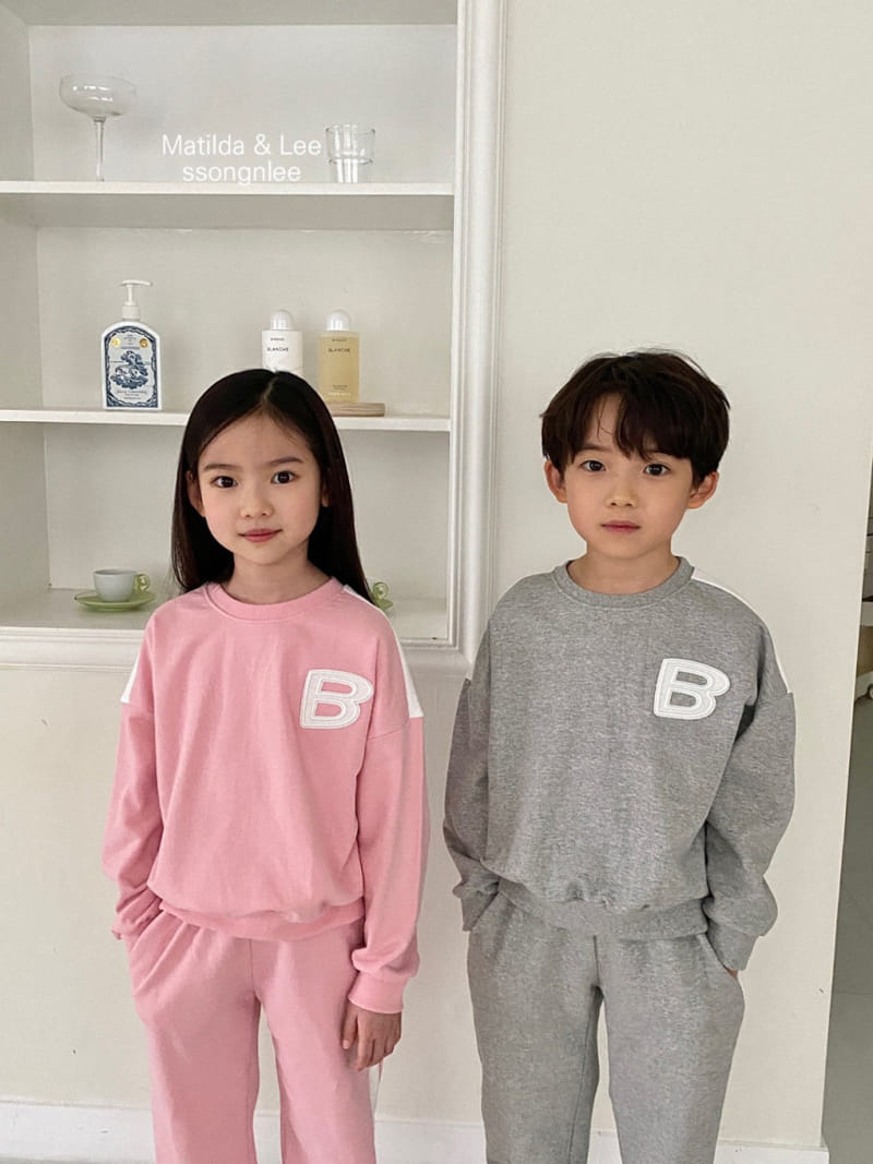 Matilda & Lee - Korean Children Fashion - #kidzfashiontrend - B Training Top Bottom Set - 6