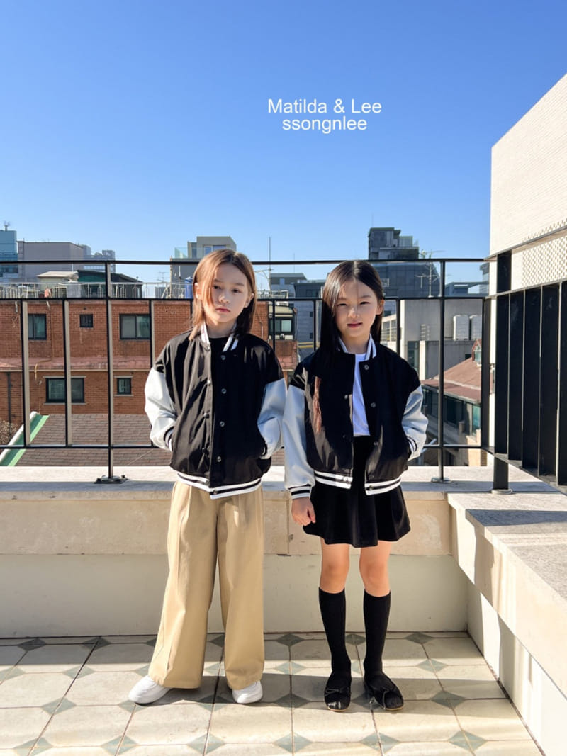 Matilda & Lee - Korean Children Fashion - #kidzfashiontrend - Baseball Jumper