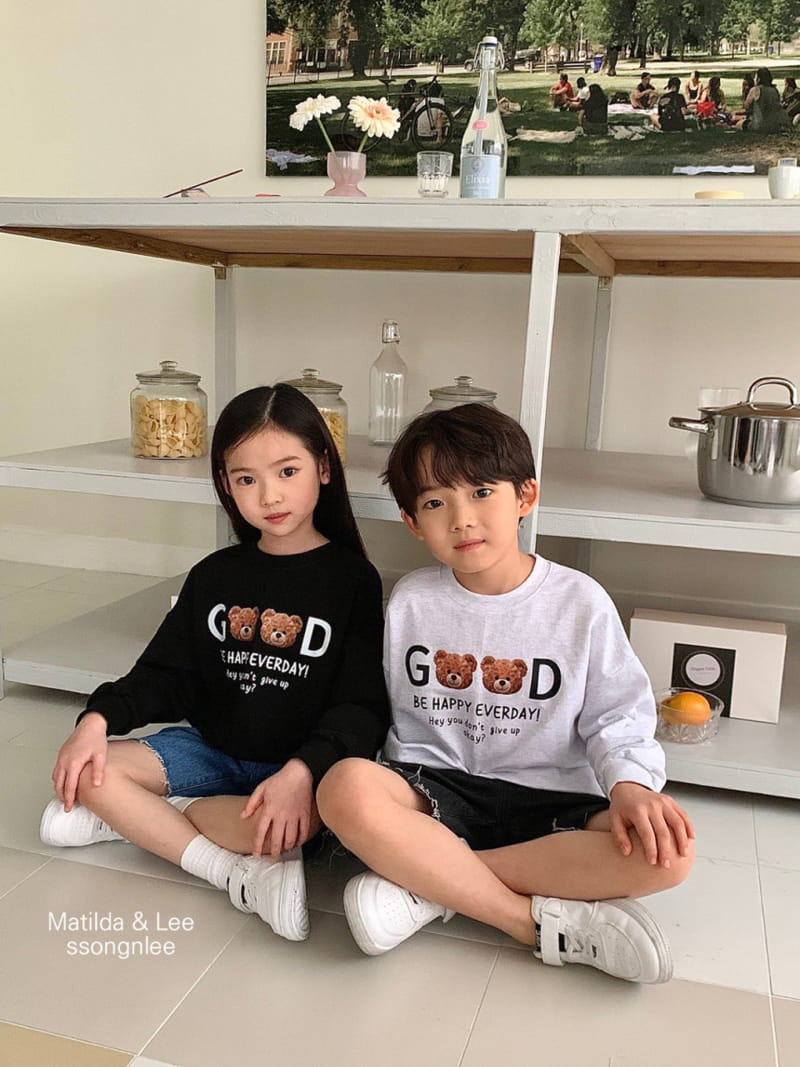 Matilda & Lee - Korean Children Fashion - #kidzfashiontrend - Good Bear Sweatshirt - 12