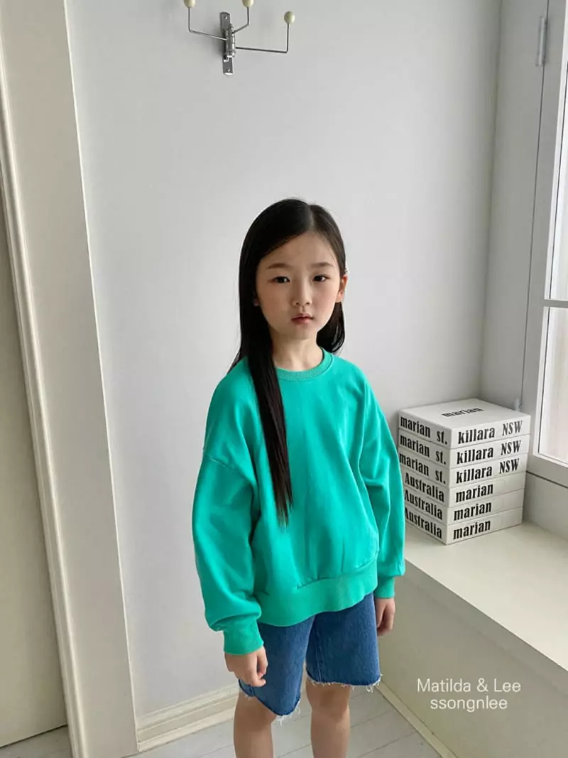 Matilda & Lee - Korean Children Fashion - #kidzfashiontrend - Back Slit Sweatshirt - 6