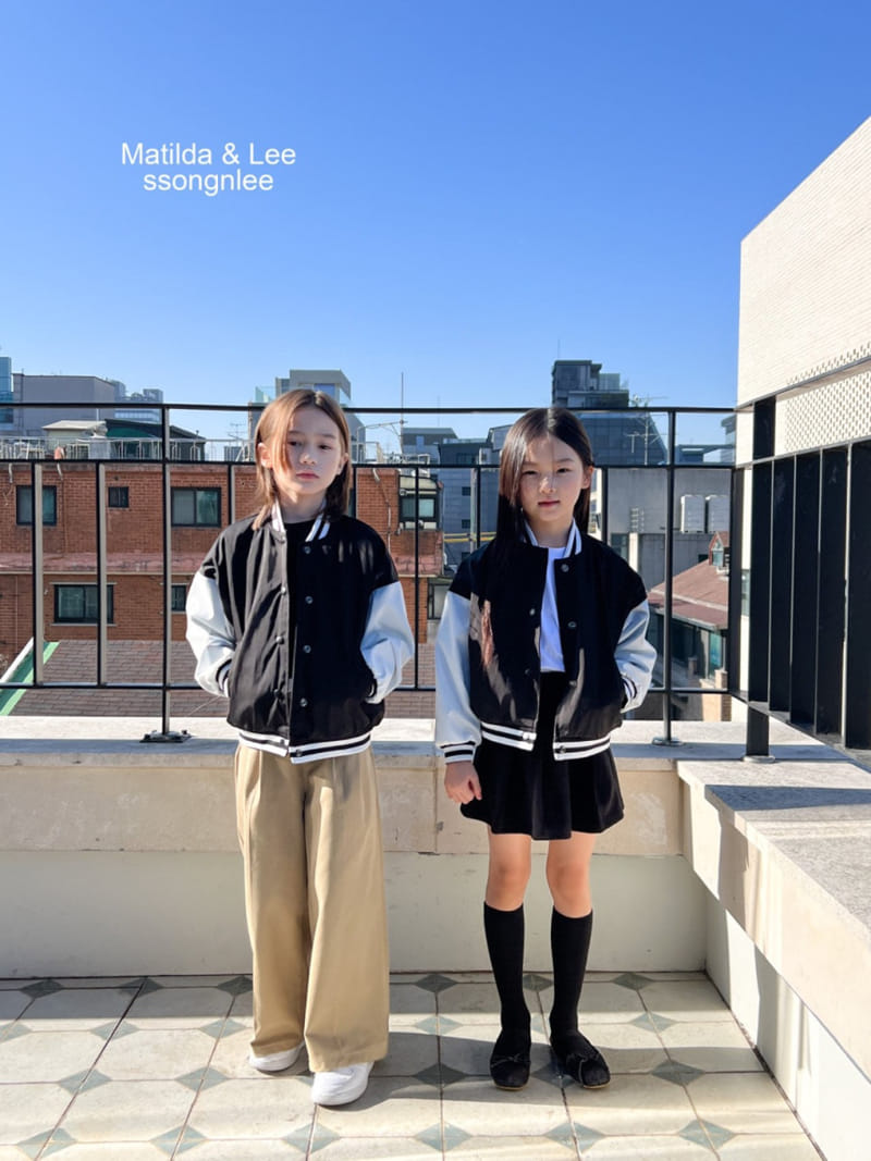 Matilda & Lee - Korean Children Fashion - #littlefashionista - Baseball Jumper - 3