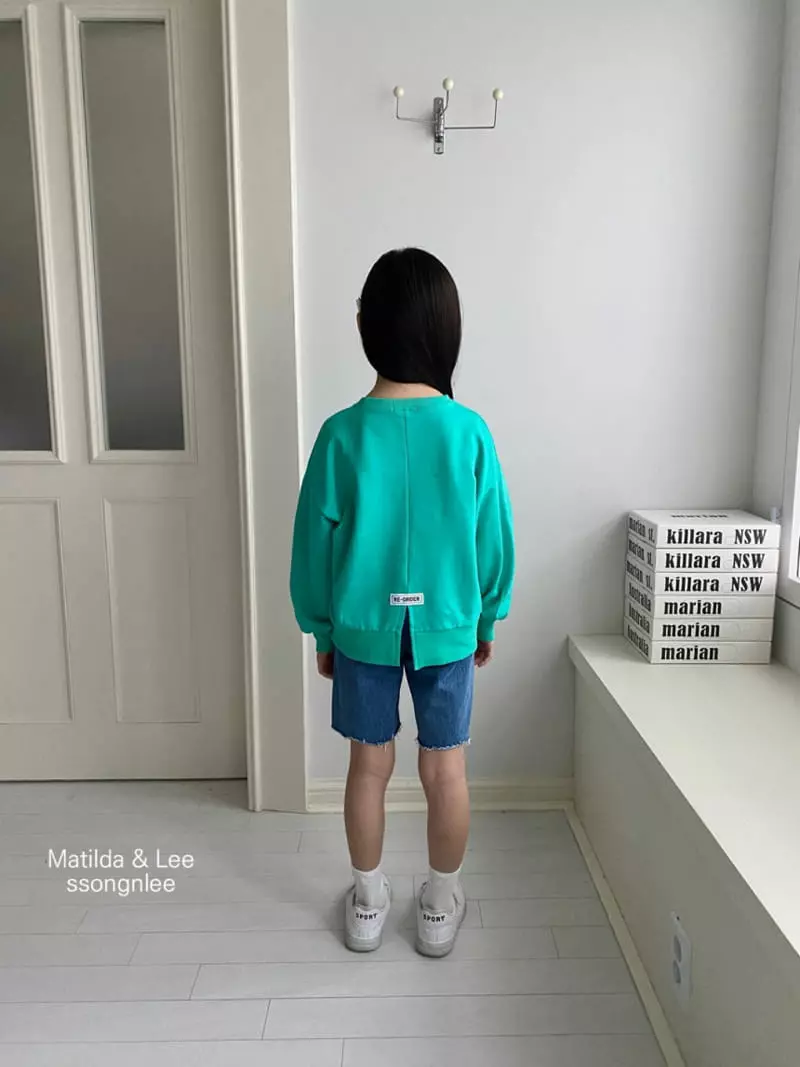 Matilda & Lee - Korean Children Fashion - #littlefashionista - Back Slit Sweatshirt - 8