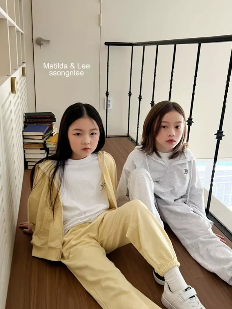 Matilda & Lee - Korean Children Fashion - #littlefashionista - MS Hoody Zip-up Set - 3