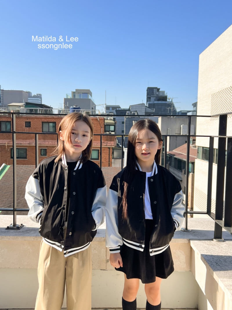 Matilda & Lee - Korean Children Fashion - #littlefashionista - Baseball Jumper - 4