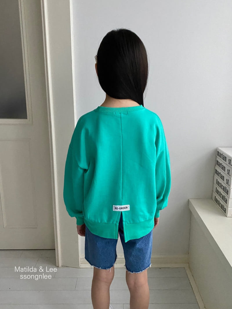 Matilda & Lee - Korean Children Fashion - #magicofchildhood - Back Slit Sweatshirt - 9