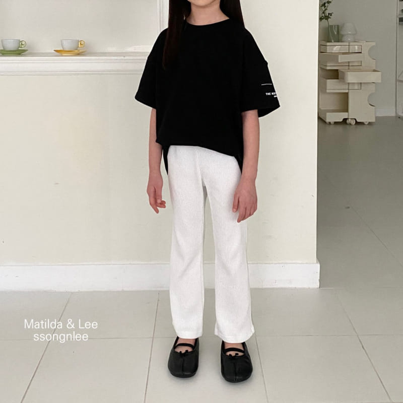 Matilda & Lee - Korean Children Fashion - #magicofchildhood - Rib Pants - 3