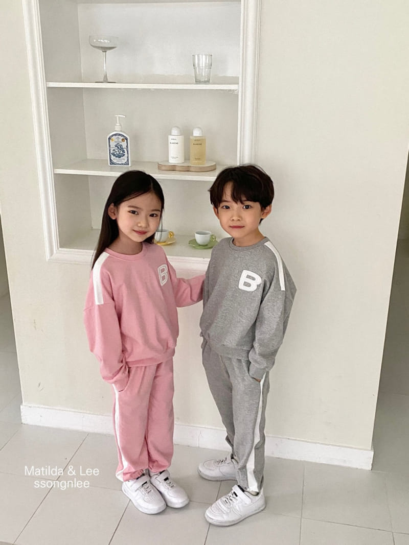 Matilda & Lee - Korean Children Fashion - #minifashionista - B Training Top Bottom Set - 10