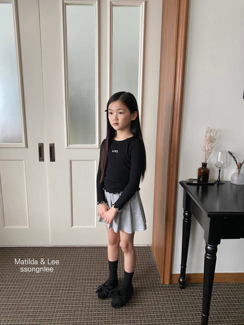 Matilda & Lee - Korean Children Fashion - #minifashionista - Love Rib Tee - 7