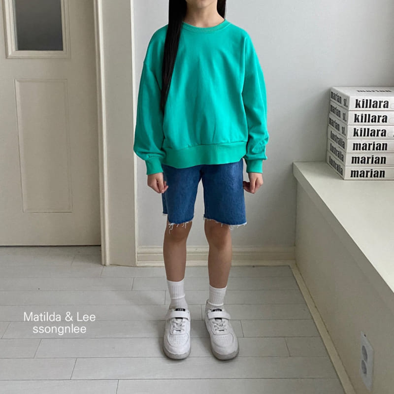 Matilda & Lee - Korean Children Fashion - #minifashionista - Back Slit Sweatshirt - 10