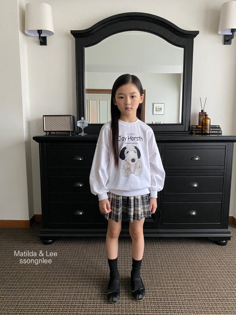 Matilda & Lee - Korean Children Fashion - #prettylittlegirls - Check Wrinkle Skirt - 2