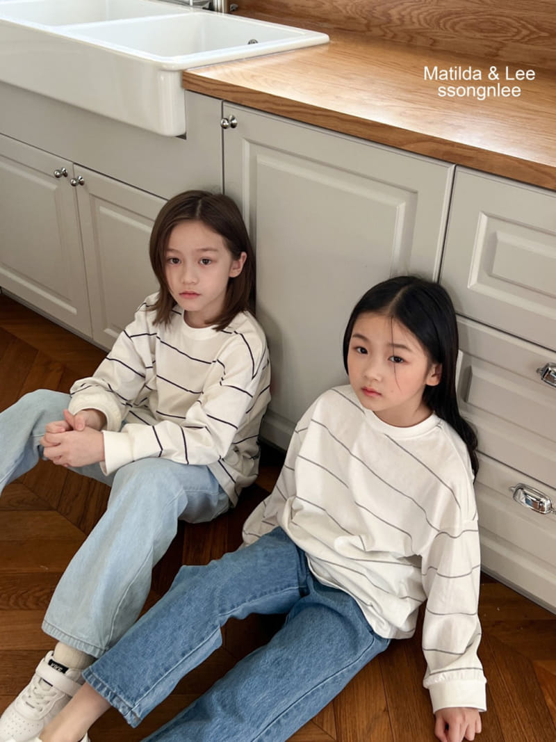 Matilda & Lee - Korean Children Fashion - #prettylittlegirls - Stripes Tee - 12