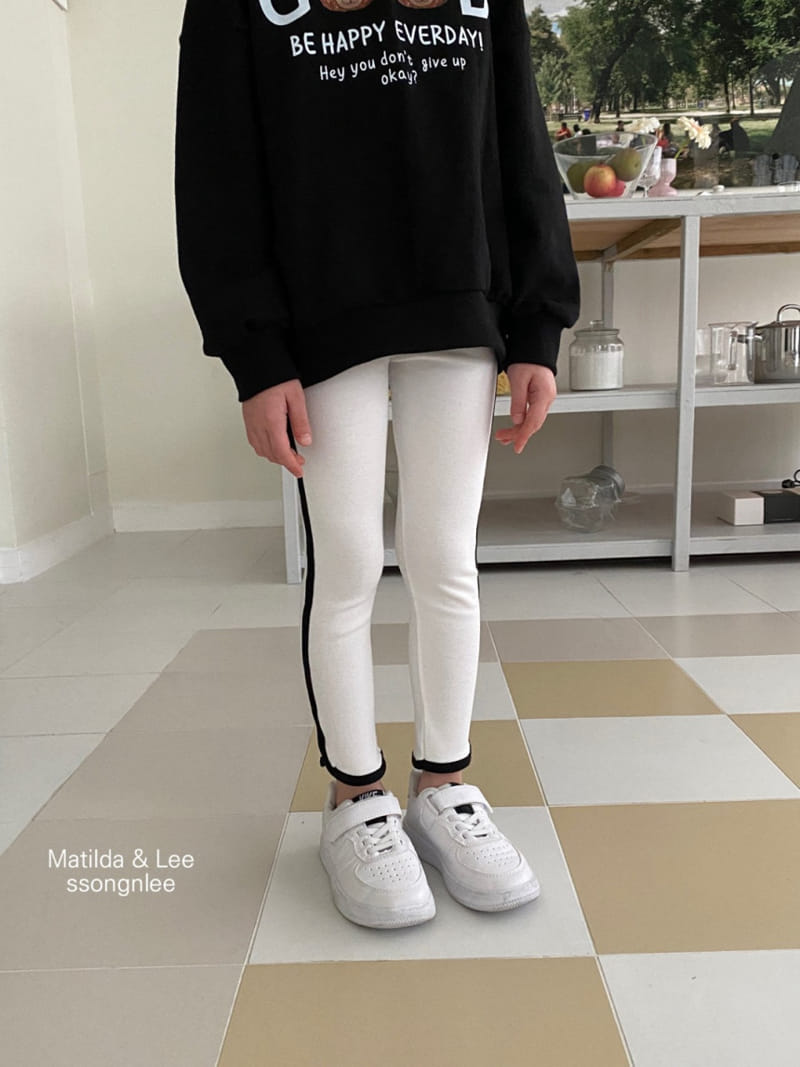 Matilda & Lee - Korean Children Fashion - #stylishchildhood - Piping Leggings - 6