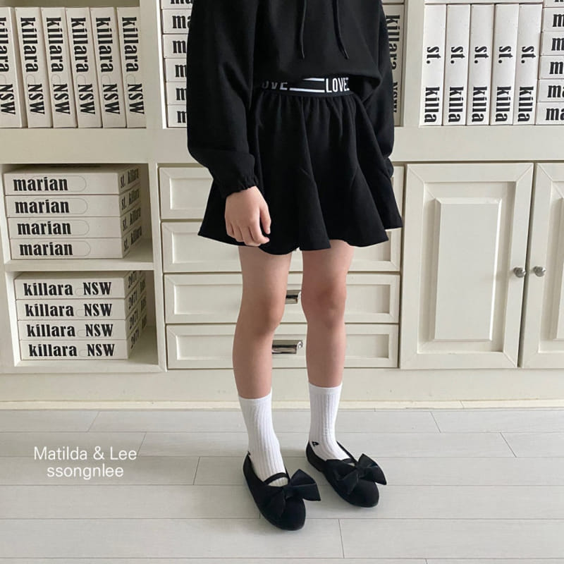 Matilda & Lee - Korean Children Fashion - #stylishchildhood - Love Skirt Top Bottom Set - 5