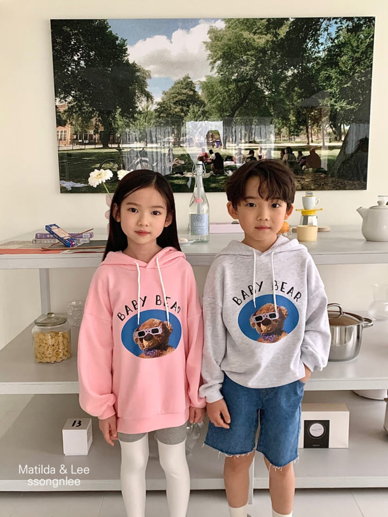 Matilda & Lee - Korean Children Fashion - #stylishchildhood - Baby Bear Hoody Tee - 3