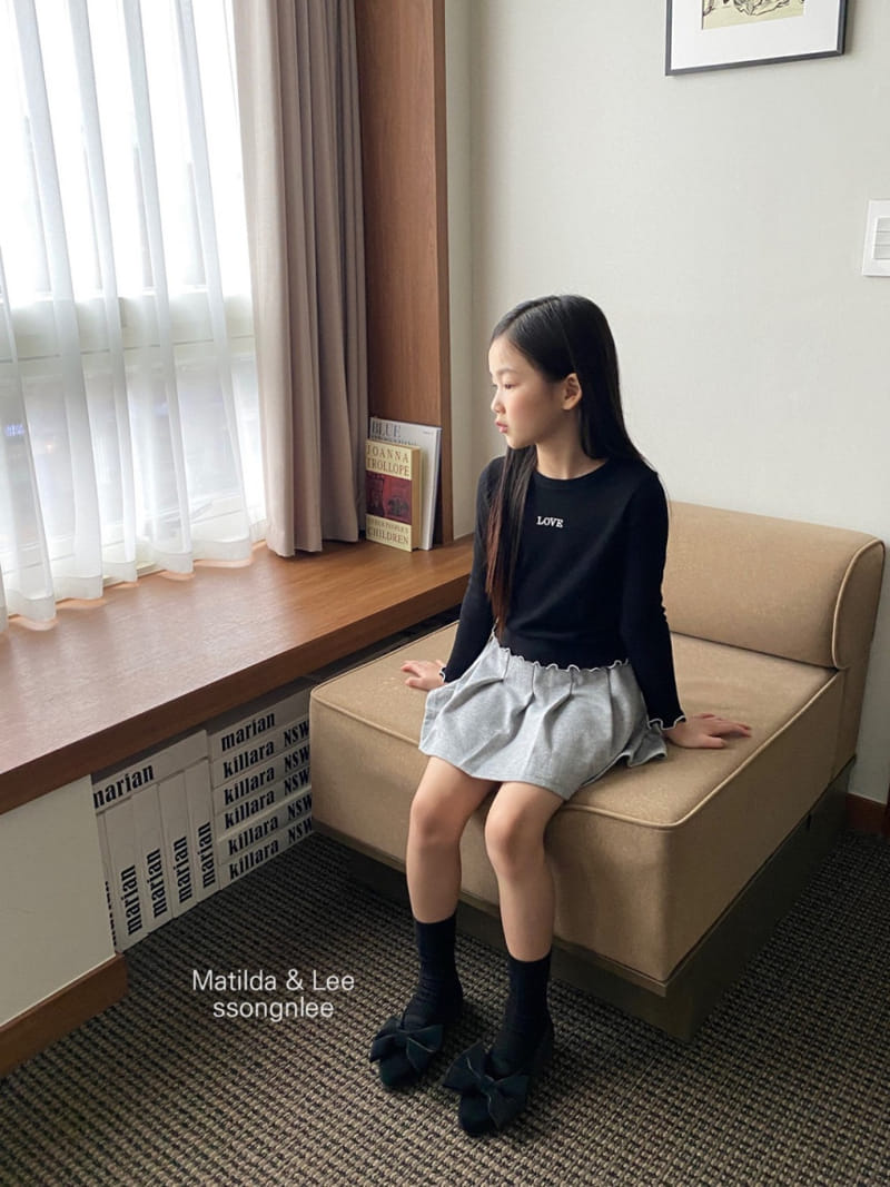 Matilda & Lee - Korean Children Fashion - #stylishchildhood - Love Rib Tee - 11