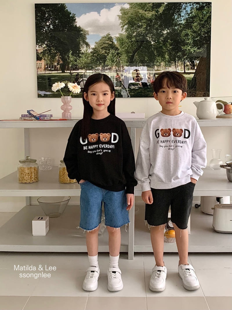 Matilda & Lee - Korean Children Fashion - #toddlerclothing - Good Bear Sweatshirt - 4