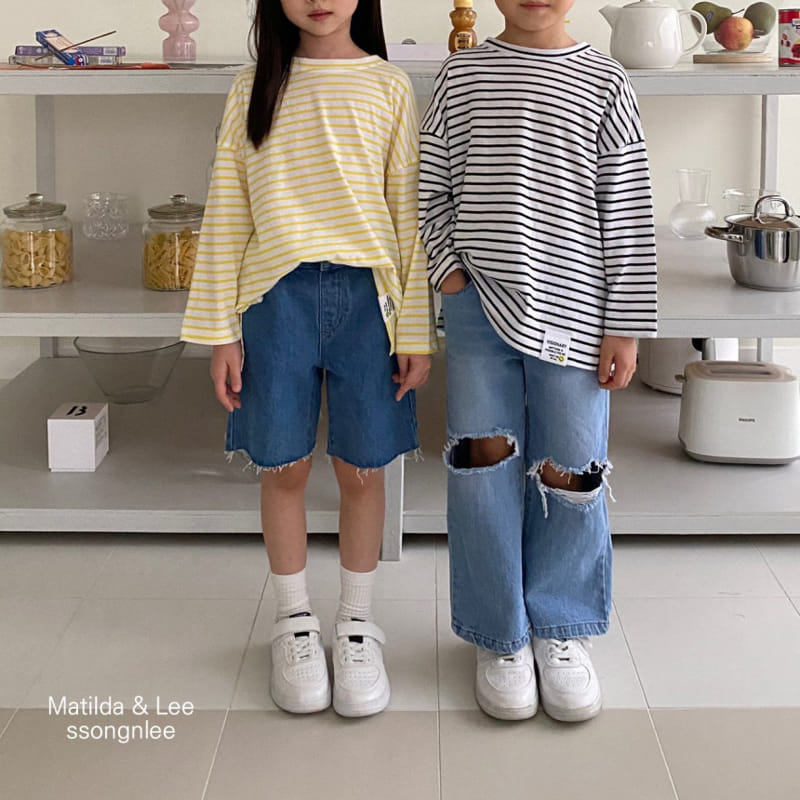 Matilda & Lee - Korean Children Fashion - #stylishchildhood - Vintage Jeans - 11