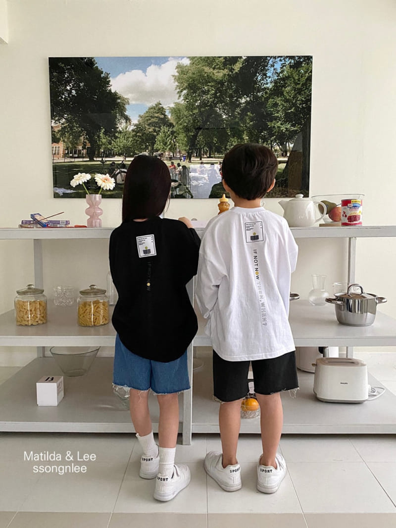 Matilda & Lee - Korean Children Fashion - #stylishchildhood - Lettering Label Tee - 12