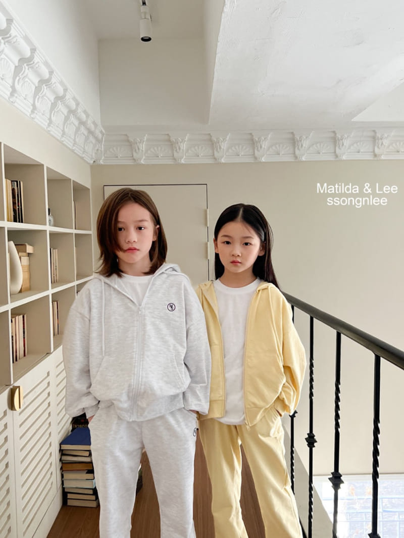 Matilda & Lee - Korean Children Fashion - #stylishchildhood - MS Hoody Zip-up Set - 9