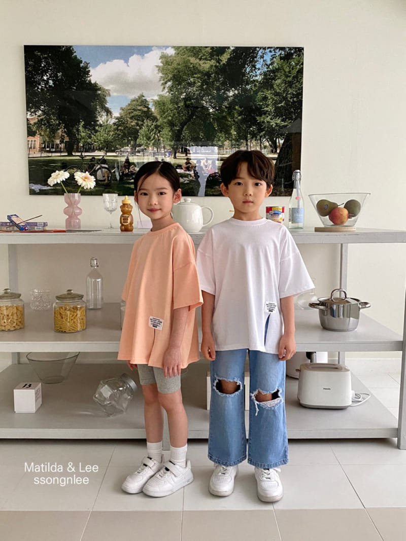 Matilda & Lee - Korean Children Fashion - #todddlerfashion - Change Label Slit Tee - 8