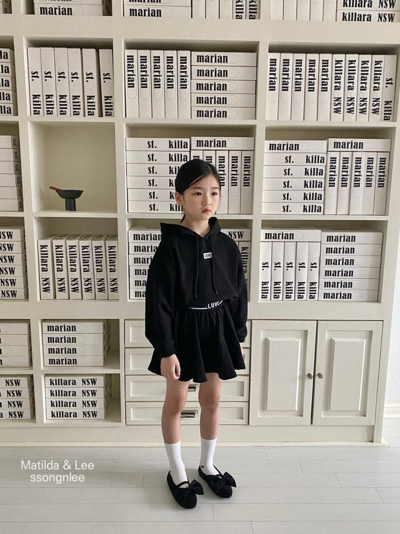 Matilda & Lee - Korean Children Fashion - #todddlerfashion - Love Skirt Top Bottom Set - 4