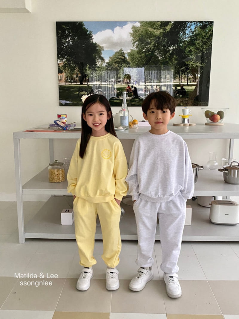 Matilda & Lee - Korean Children Fashion - #toddlerclothing - Candy Smile Top Bottom Set