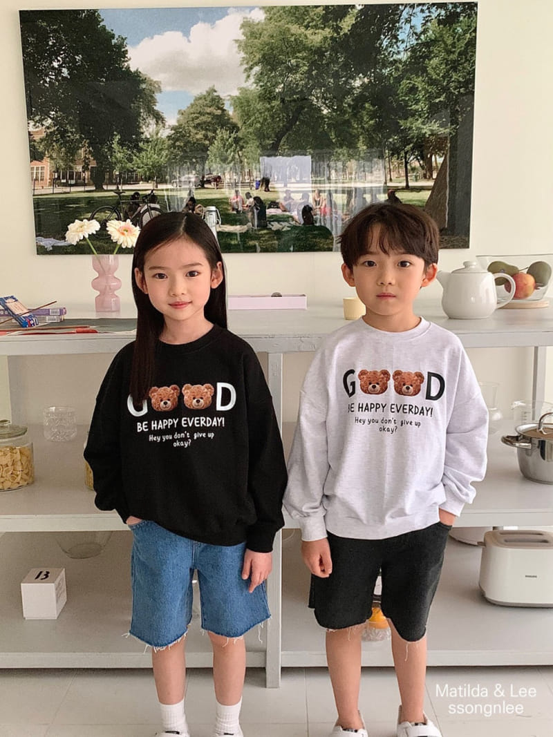 Matilda & Lee - Korean Children Fashion - #toddlerclothing - Good Bear Sweatshirt - 3