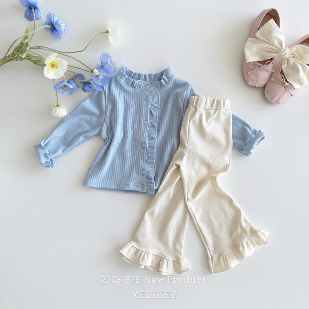 Melikey - Korean Children Fashion - #childofig - Frill Mizi Pants - 9