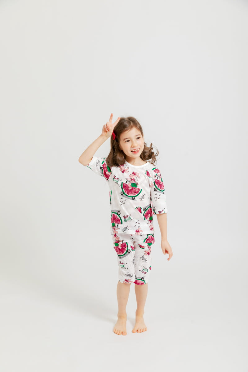 Mellis - Korean Children Fashion - #discoveringself - Watermelon Rabbit Jacquard 7 Easywear