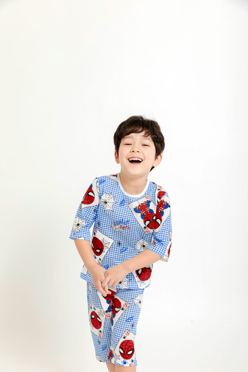 Mellis - Korean Children Fashion - #kidzfashiontrend - Spider Boy Jacquard 7 Easywear