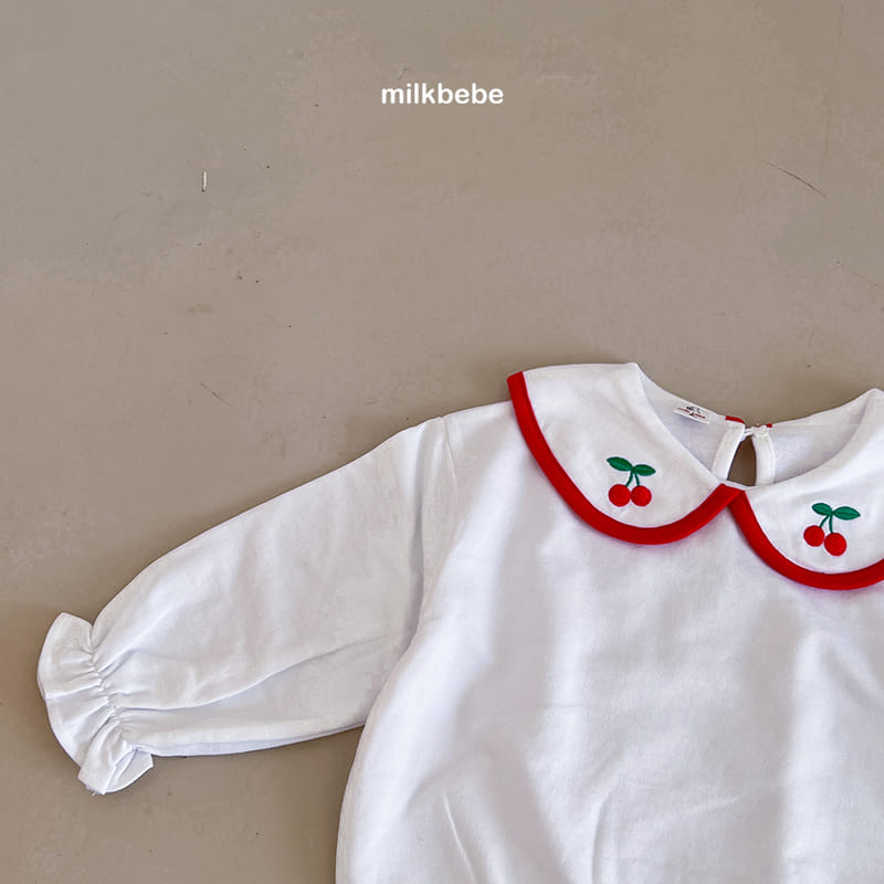 Milk Bebe - Korean Children Fashion - #childofig - Cherry Tee - 4