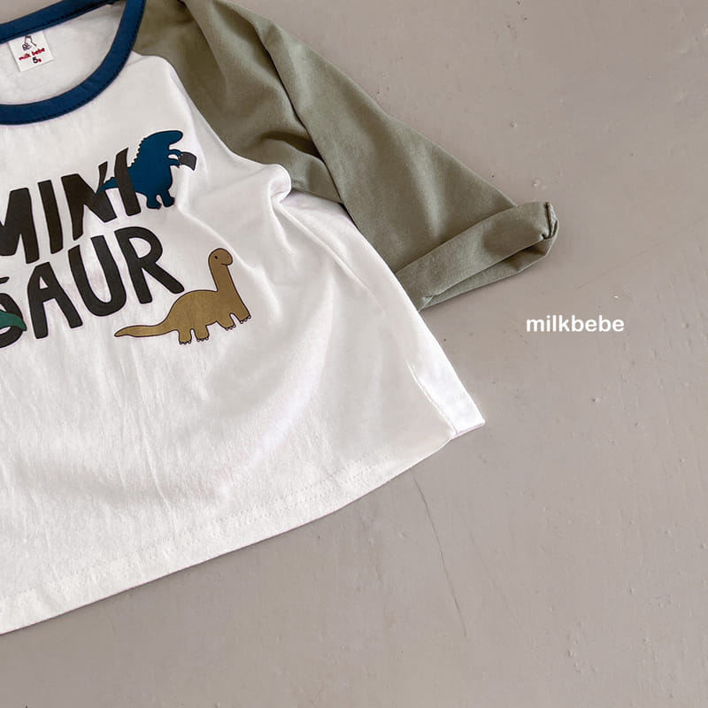 Milk Bebe - Korean Children Fashion - #kidsshorts - Jurrasic Tee - 7