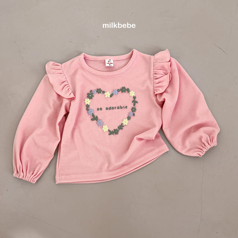 Milk Bebe - Korean Children Fashion - #littlefashionista - Lovely Tee - 2