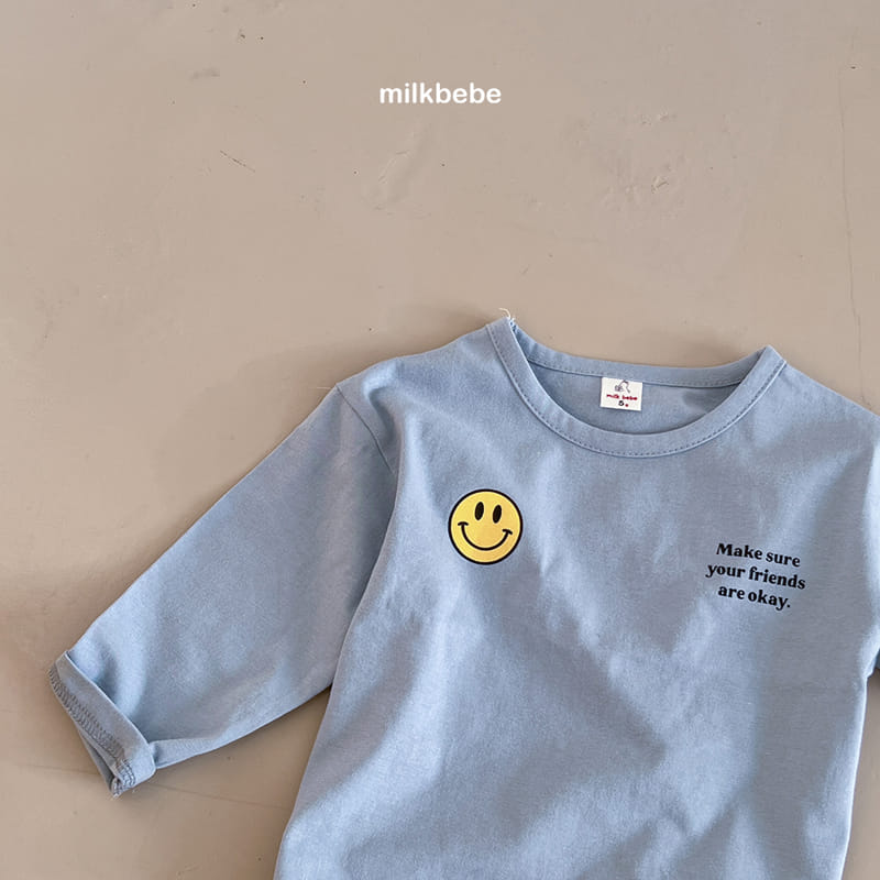 Milk Bebe - Korean Children Fashion - #magicofchildhood - Smile Single Tee - 7