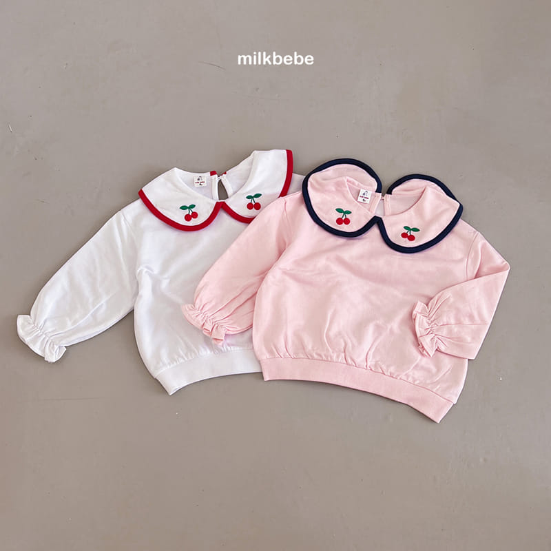 Milk Bebe - Korean Children Fashion - #stylishchildhood - Cherry Tee - 2