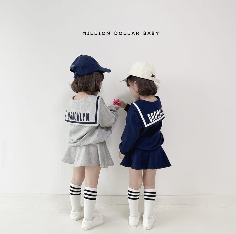 Million Dollar Baby - Korean Children Fashion - #Kfashion4kids - Sailor Top Bottom Set - 12