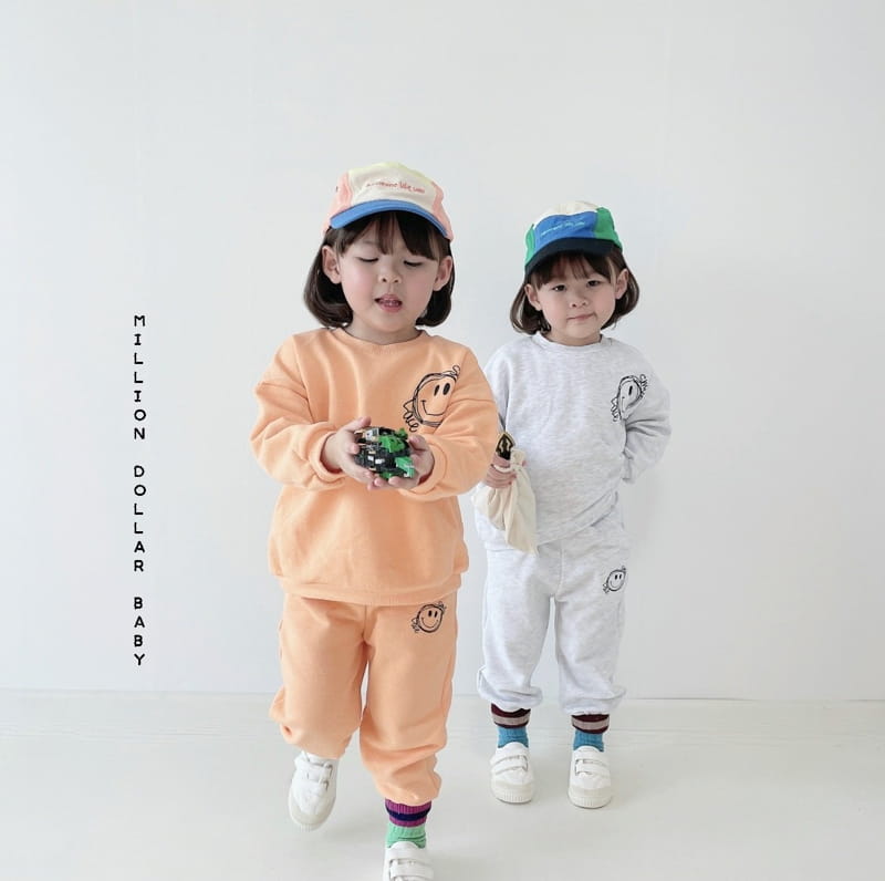 Million Dollar Baby - Korean Children Fashion - #Kfashion4kids - Smile Love Top Bottom Set - 11