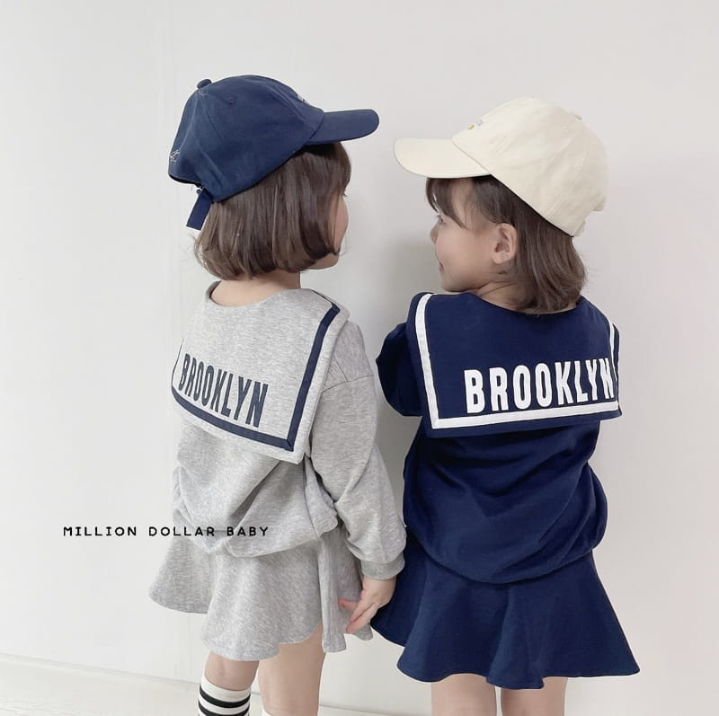 Million Dollar Baby - Korean Children Fashion - #childrensboutique - Sailor Top Bottom Set - 5