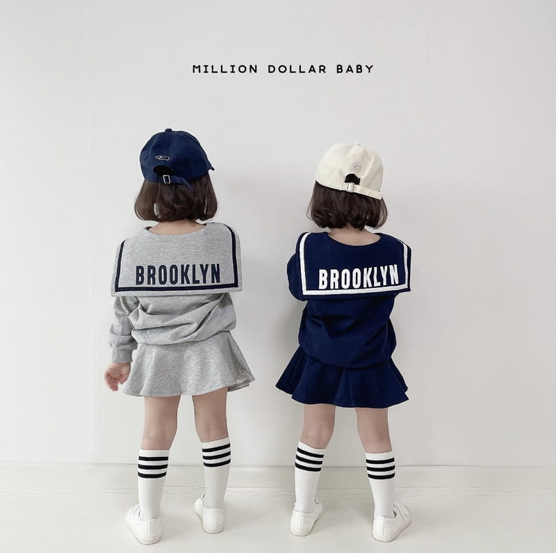 Million Dollar Baby - Korean Children Fashion - #kidsstore - Sailor Top Bottom Set - 10