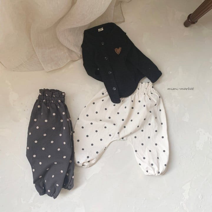 Mimi Market - Korean Baby Fashion - #babyboutiqueclothing - Dot Nimbo Pants - 9